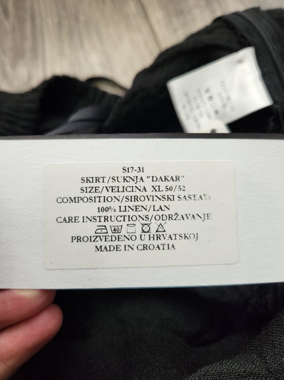 NWT $234 Igor Dobranic 100% Linen Lagenlook Layered Bubble Artsy Dakar Skirt XL - Picture 11 of 13